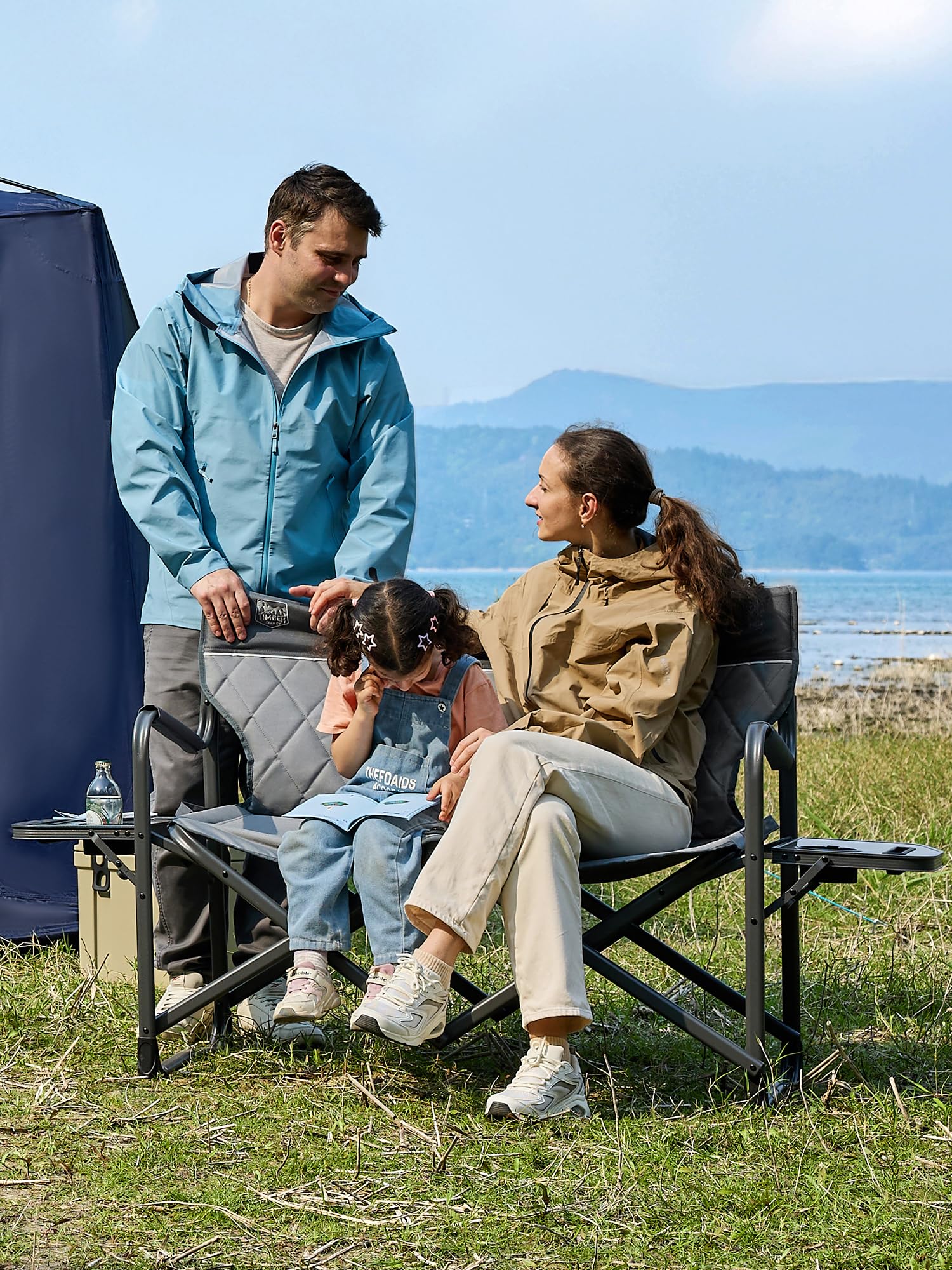 Timber Ridge high-back padded cushions provide all-day comfort.