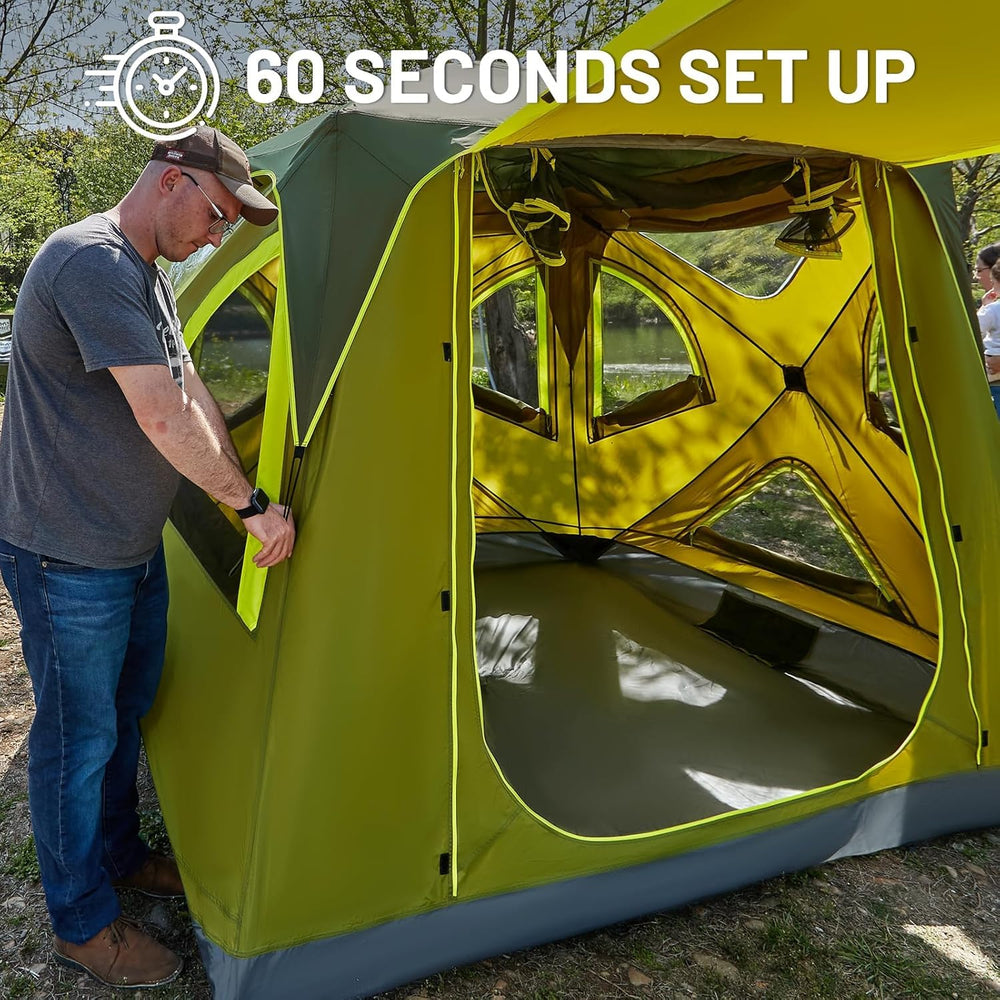 Timber Ridge hub tent extra vestibule for gear organization