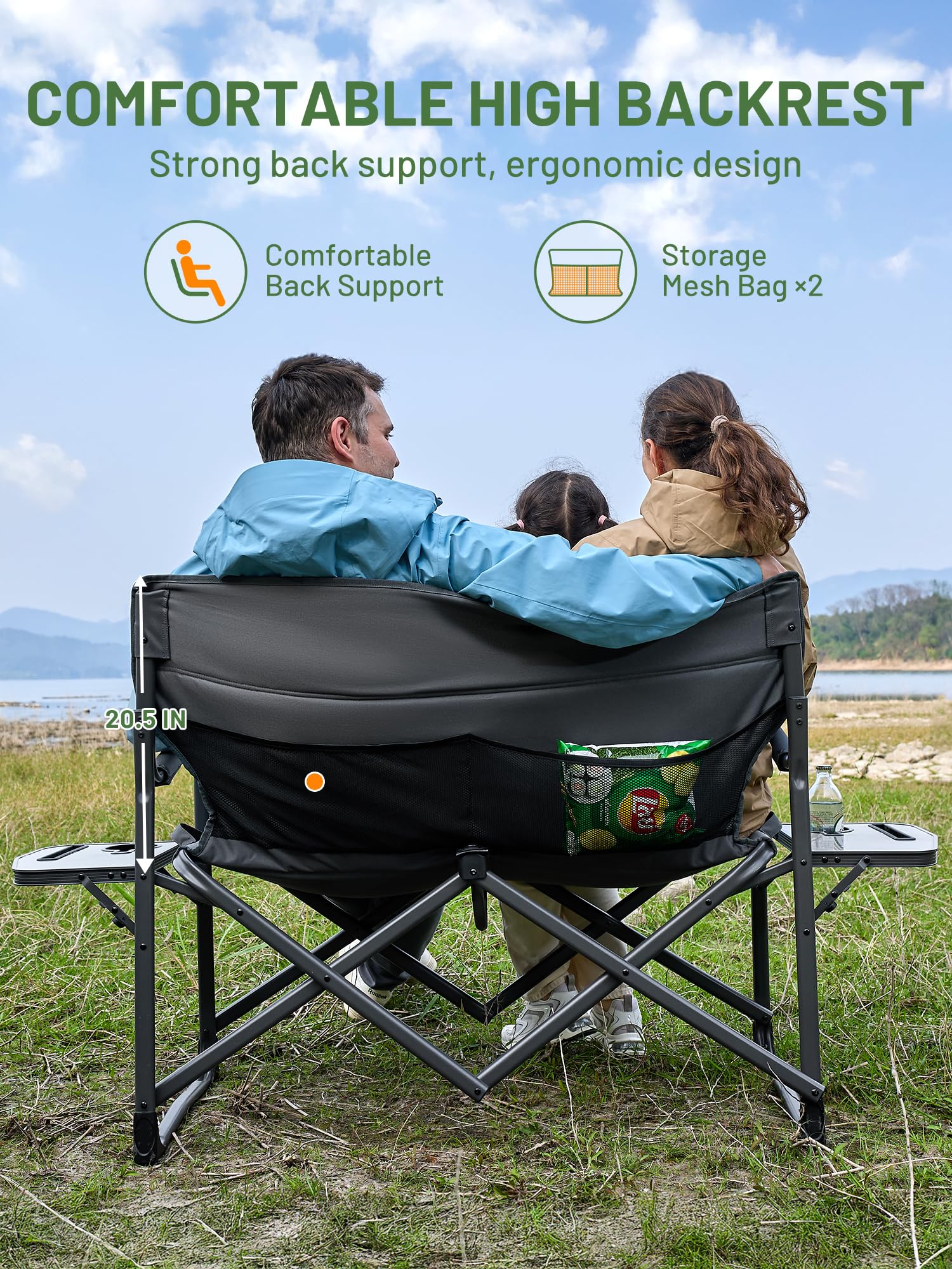 Timber Ridge outdoor use at tailgates and picnics with friends.