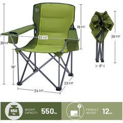 Timber Ridge cup holder keeps a drink or phone within reach.