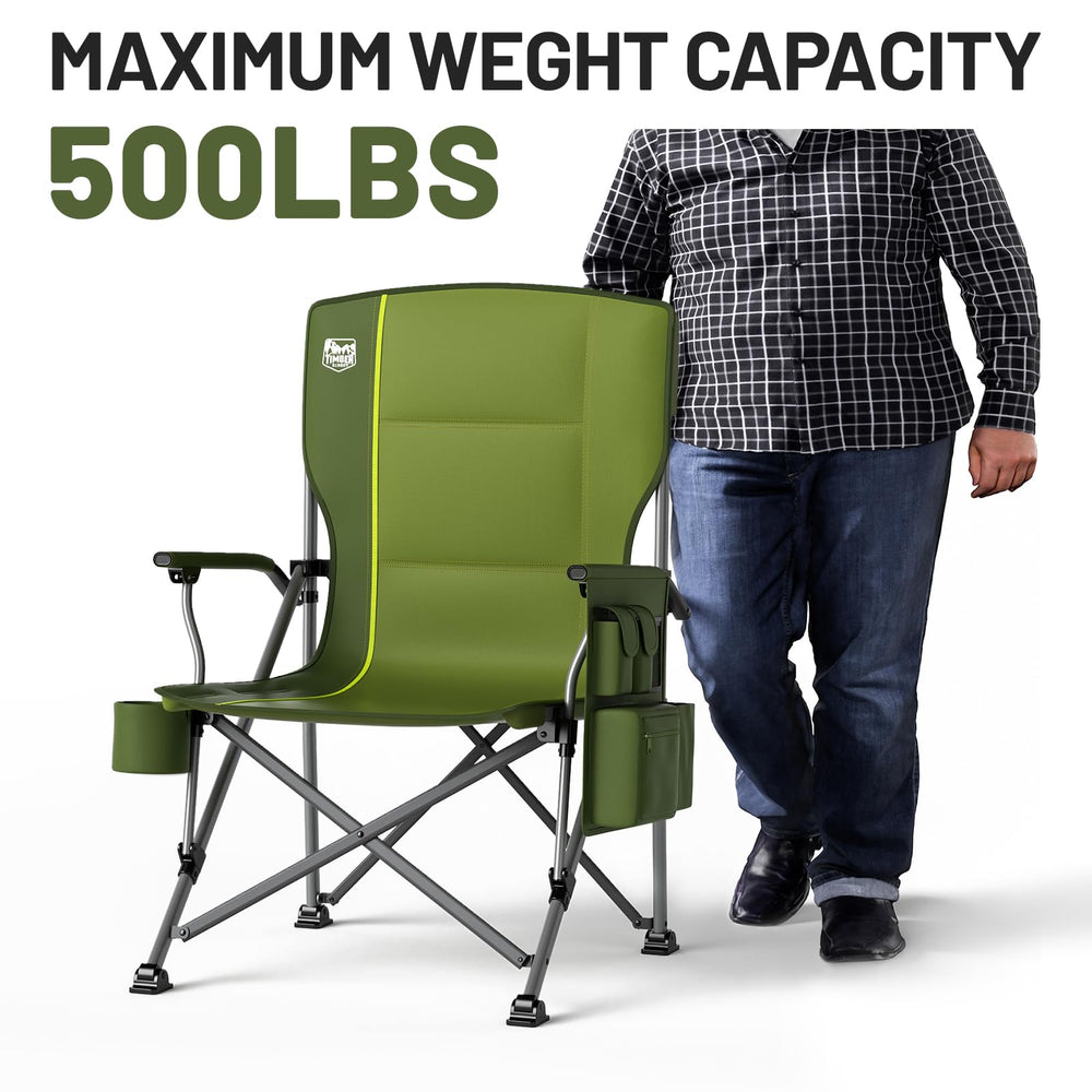 Timber Ridge high-back chair supports relaxed posture during long sits