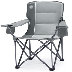 Timber Ridge oversized folding chair setup with roomy seat for camping comfort