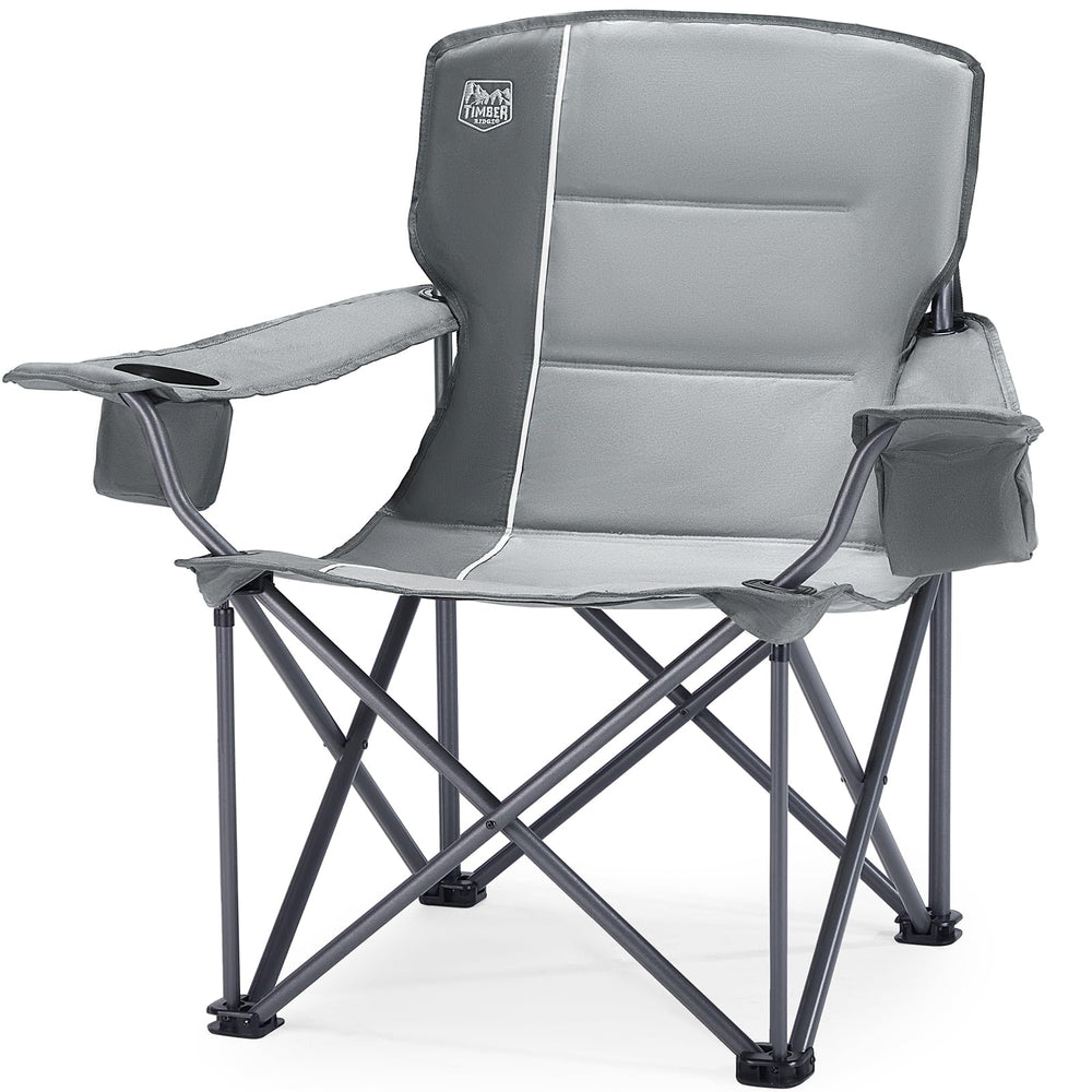 Timber Ridge oversized chair with wide seat for camping comfort.