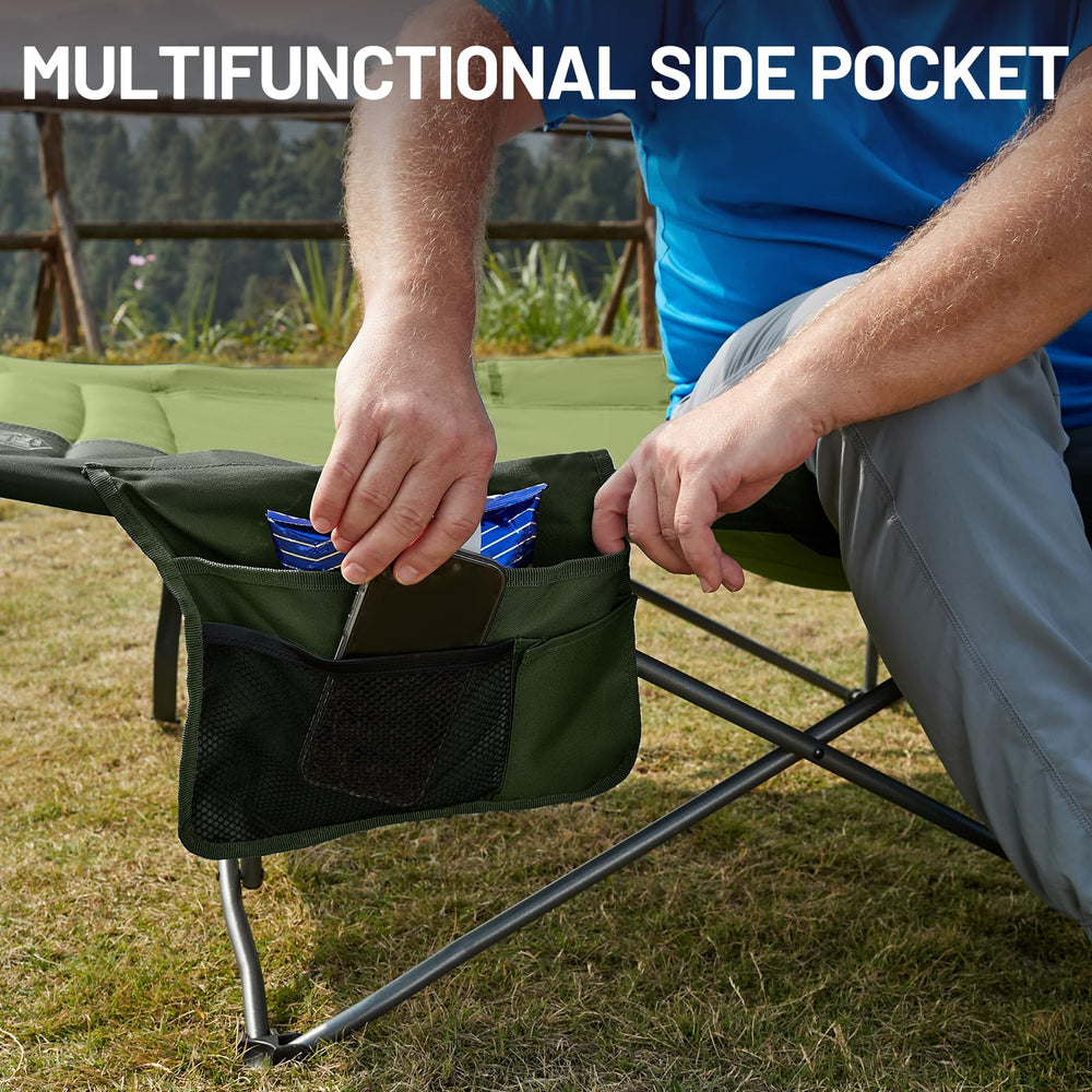 TIMBER RIDGE padded headrest emphasizing neck comfort during rest