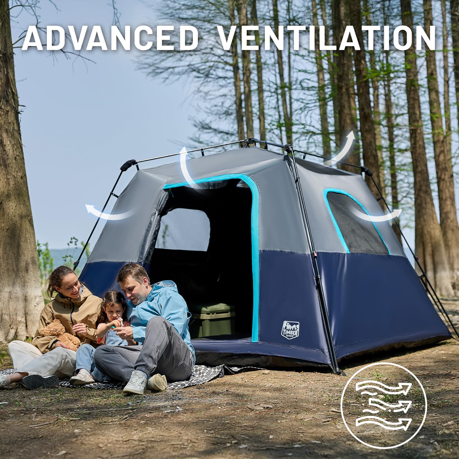 TIMBER RIDGE power passthrough image adds convenient external power access