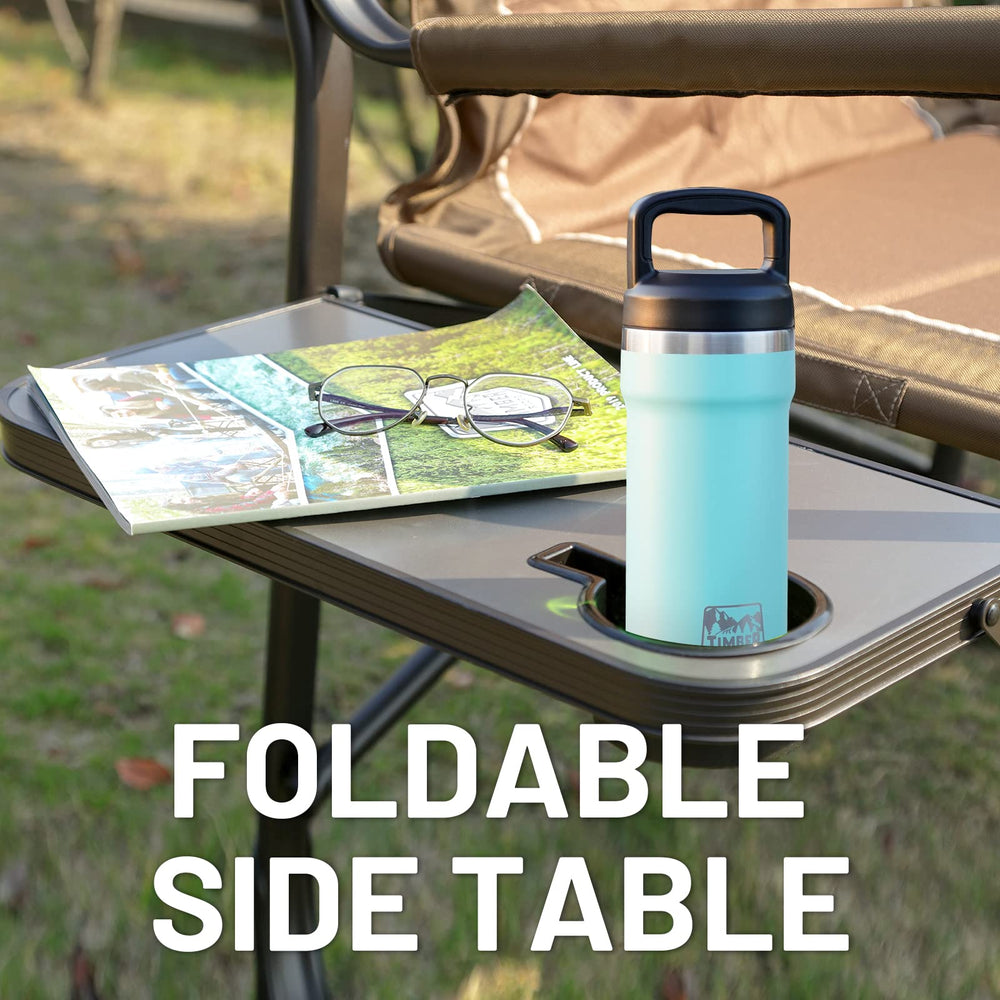 TIMBER RIDGE XXL director chair designed for rugged outdoor use.