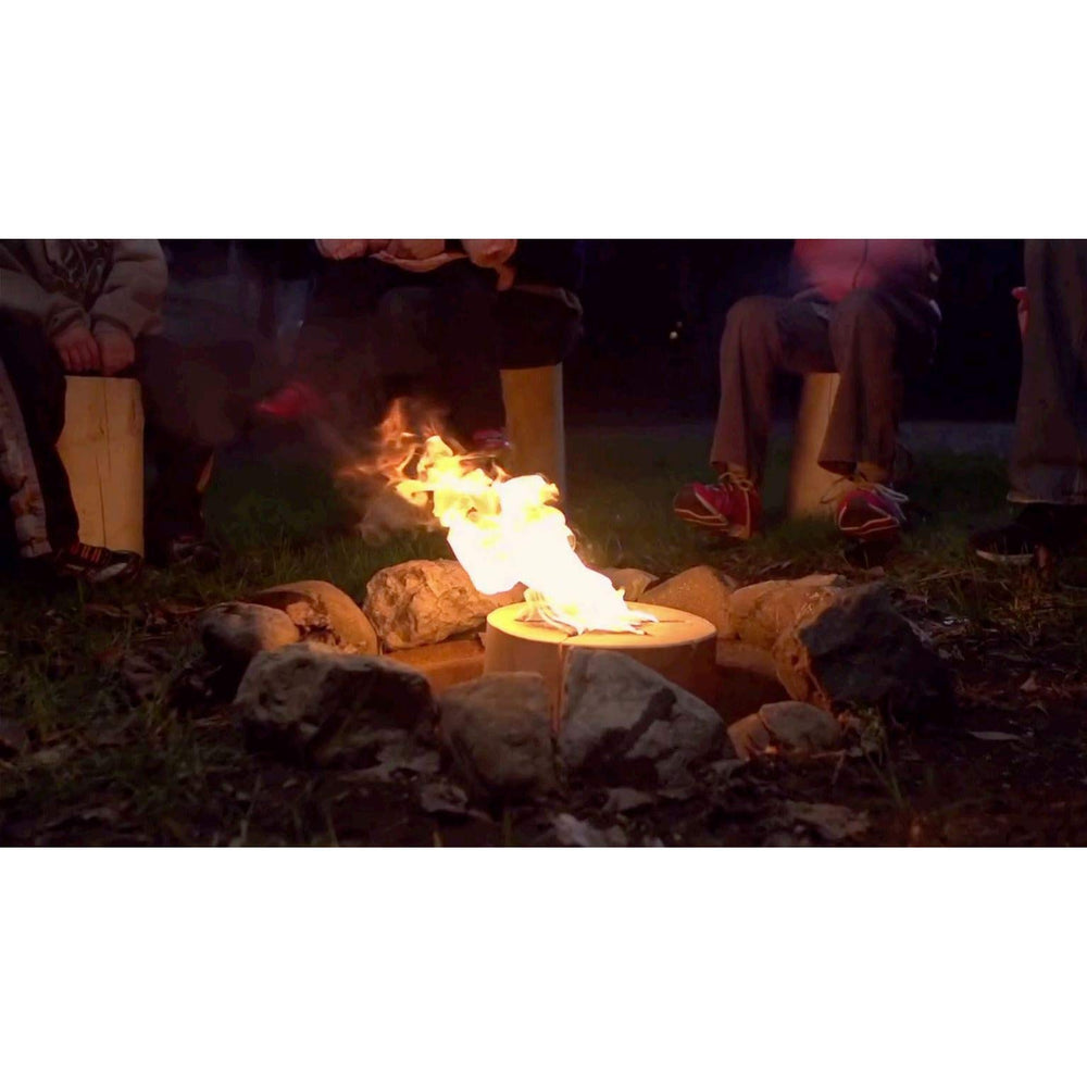 Timber Tote burns for 2 to 2.5 hours with minimal mess.