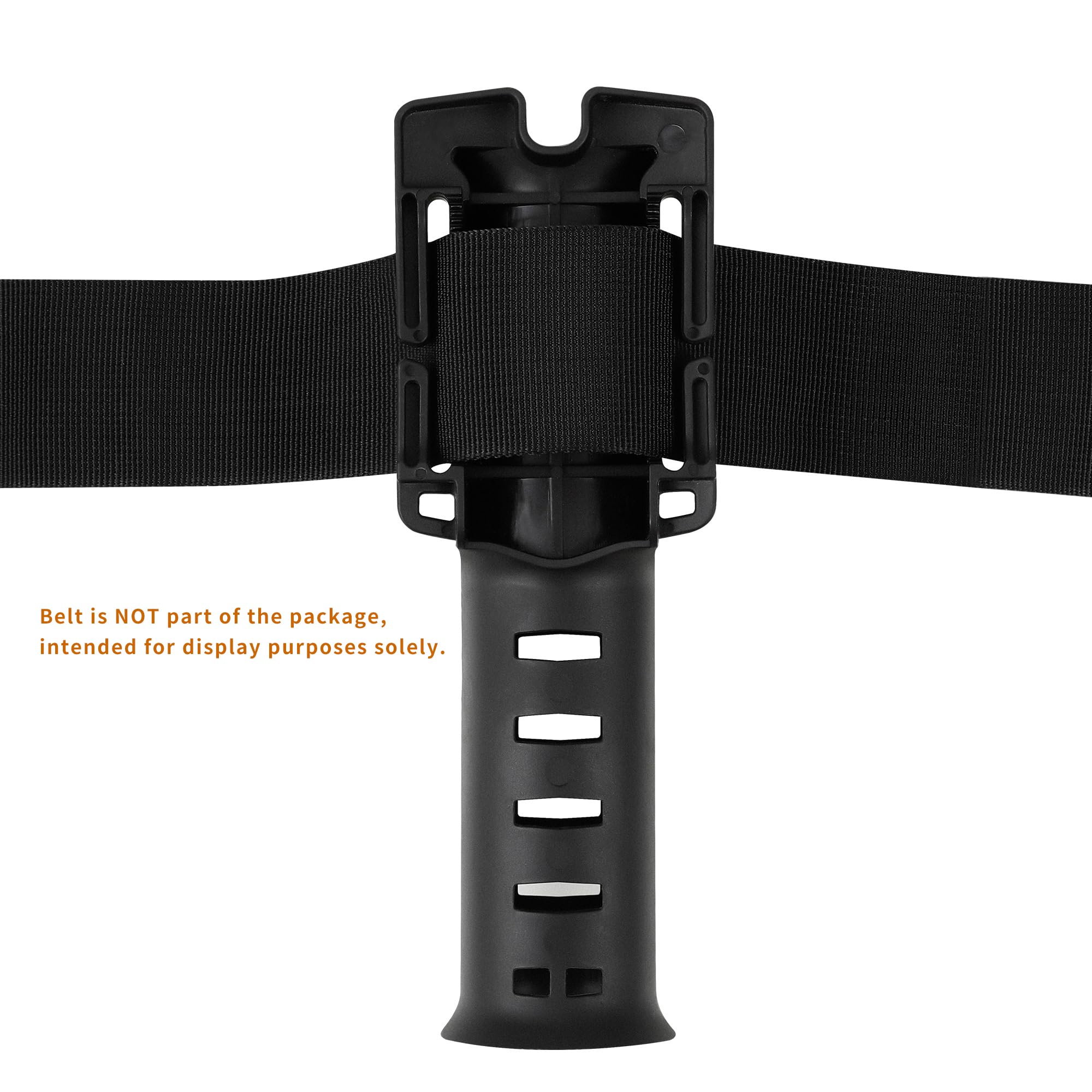 Close-up of Timsec fishing rod holder showing inner diameter and material