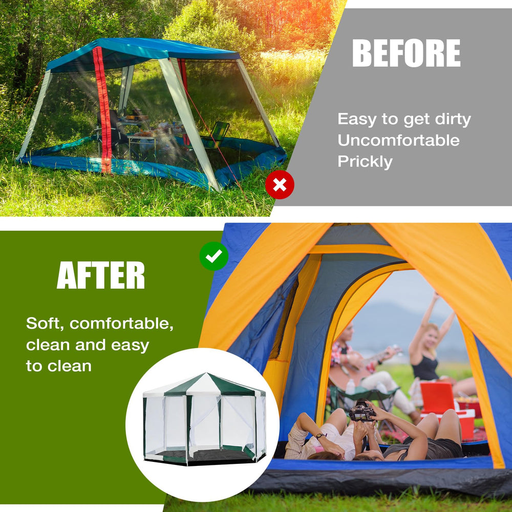 Tinideya versatile use as tarp, shade, or rain awning