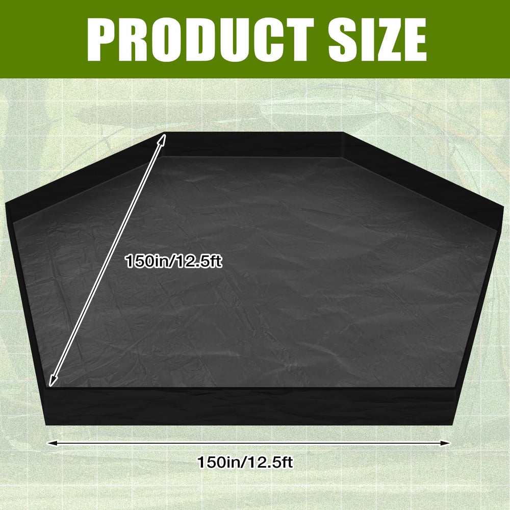 Tinideya waterproof PE material keeps gear dry during camping