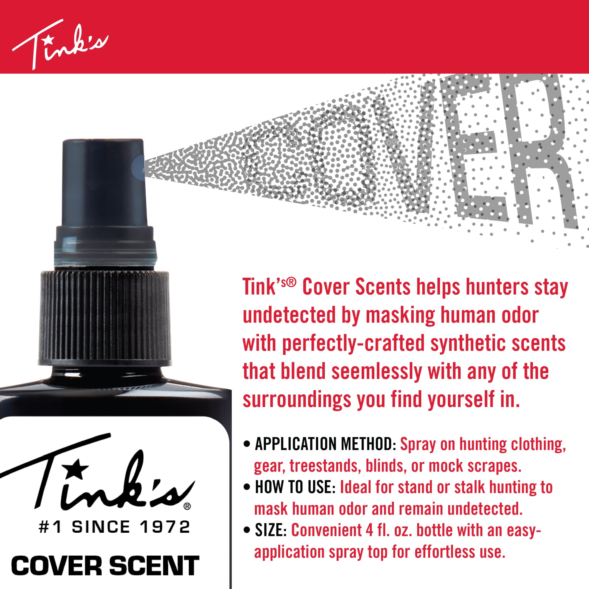 Tink's Cedar Cover Scent as a deer attraction option.