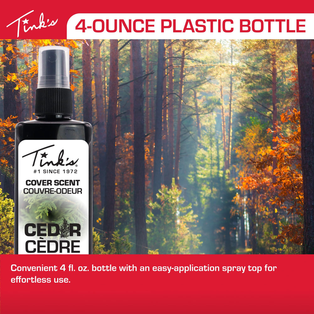 Tink's Cedar Cover Scent on gear for odor control.