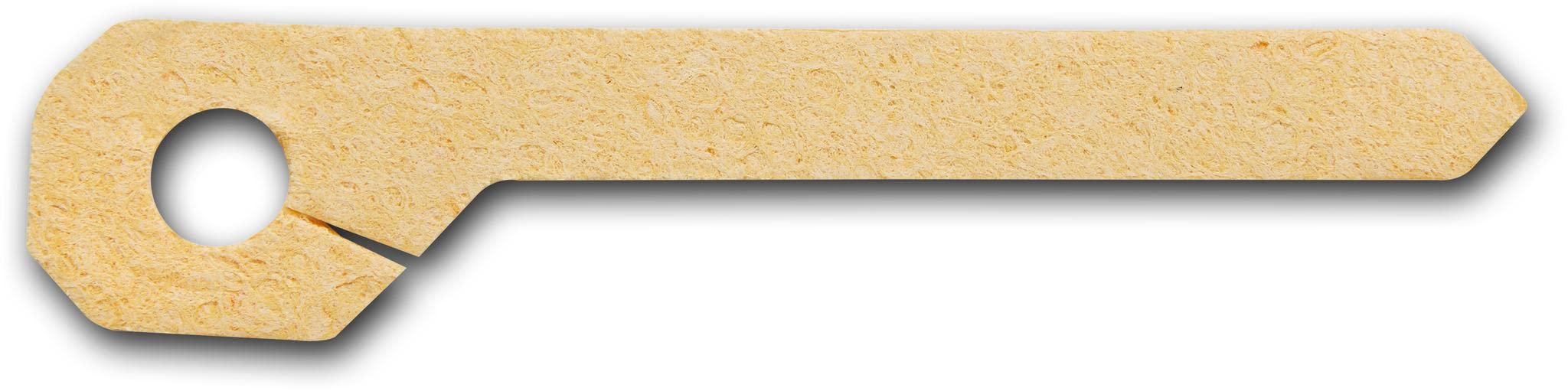 TINK'S Expanding Sponge Wick 6pk in tan, dipped into lure for rapid scent uptake.