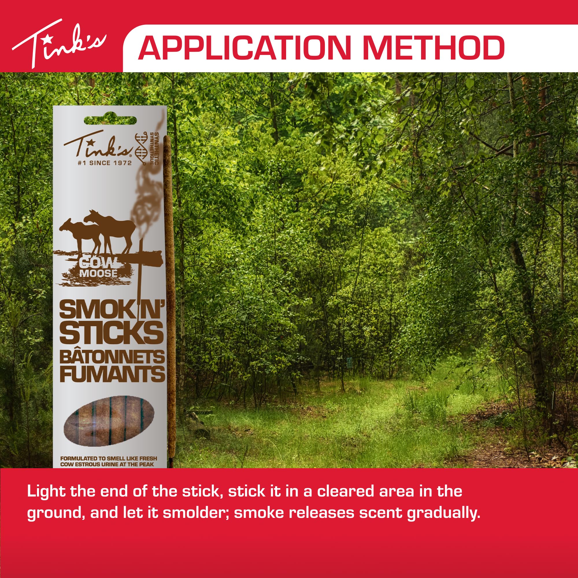 Pack of six sticks from Tink’s Smokin’ Stick kit for field use