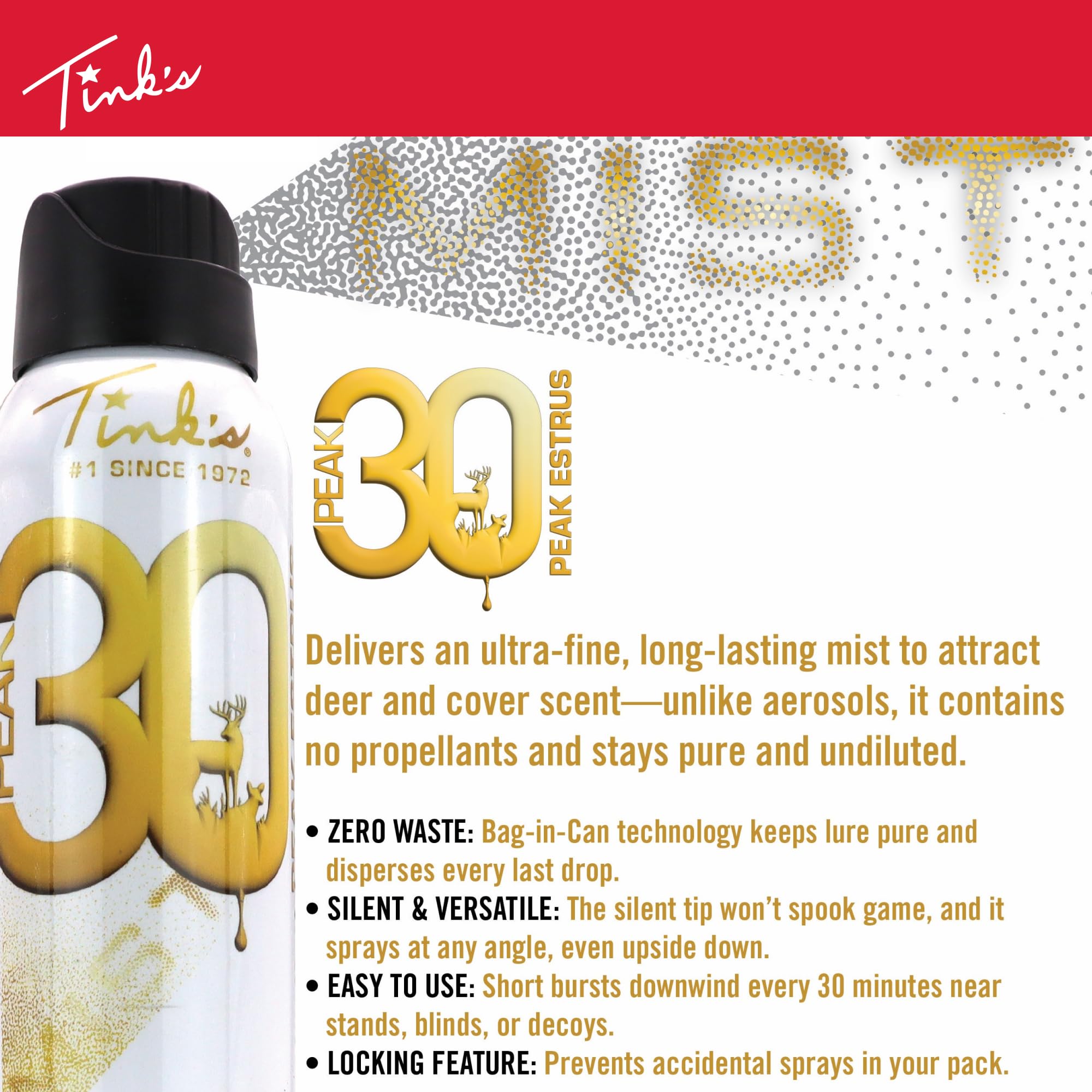 Tink's Peak30 brand heritage and decades of scent experience