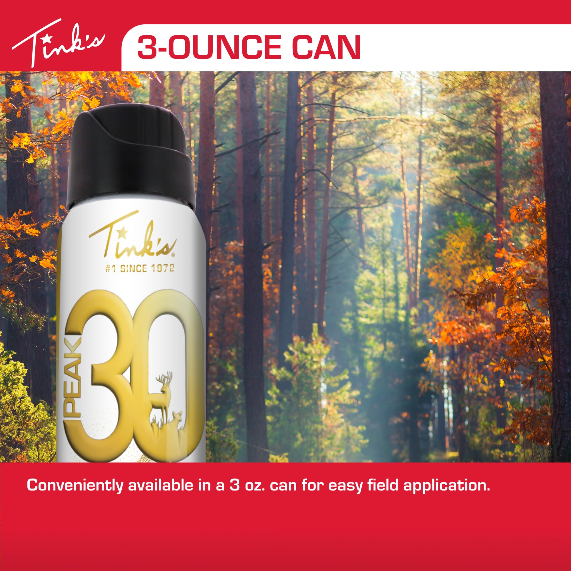 Tink's Peak30 field use scent for masking human odor in the field