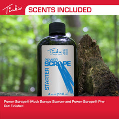 Tink's Power Scrape Starter Bottle offers early-season intrigue and scrape checks.