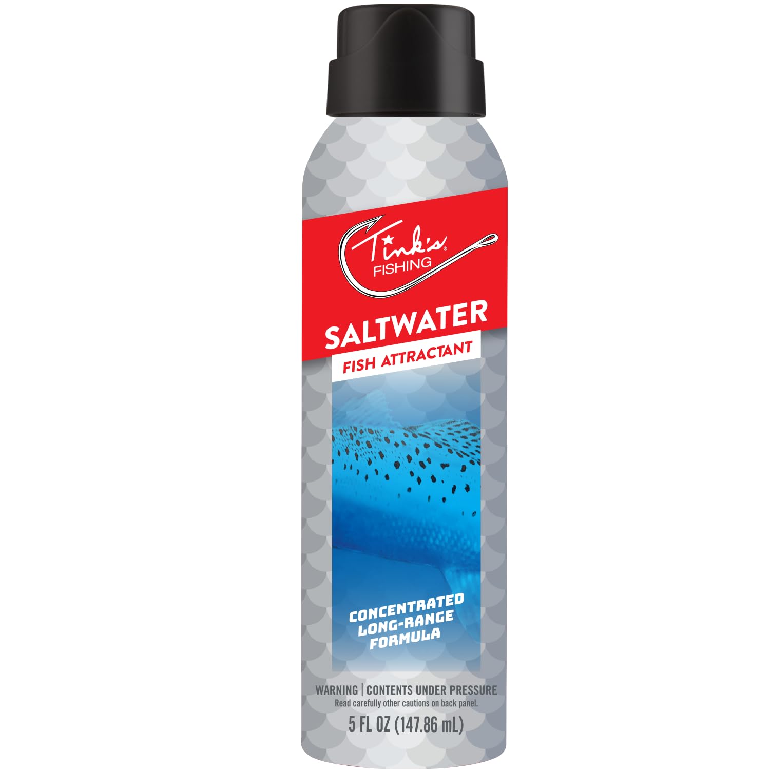 Tink's Saltwater Spray Lure 5 oz can for saltwater fishing