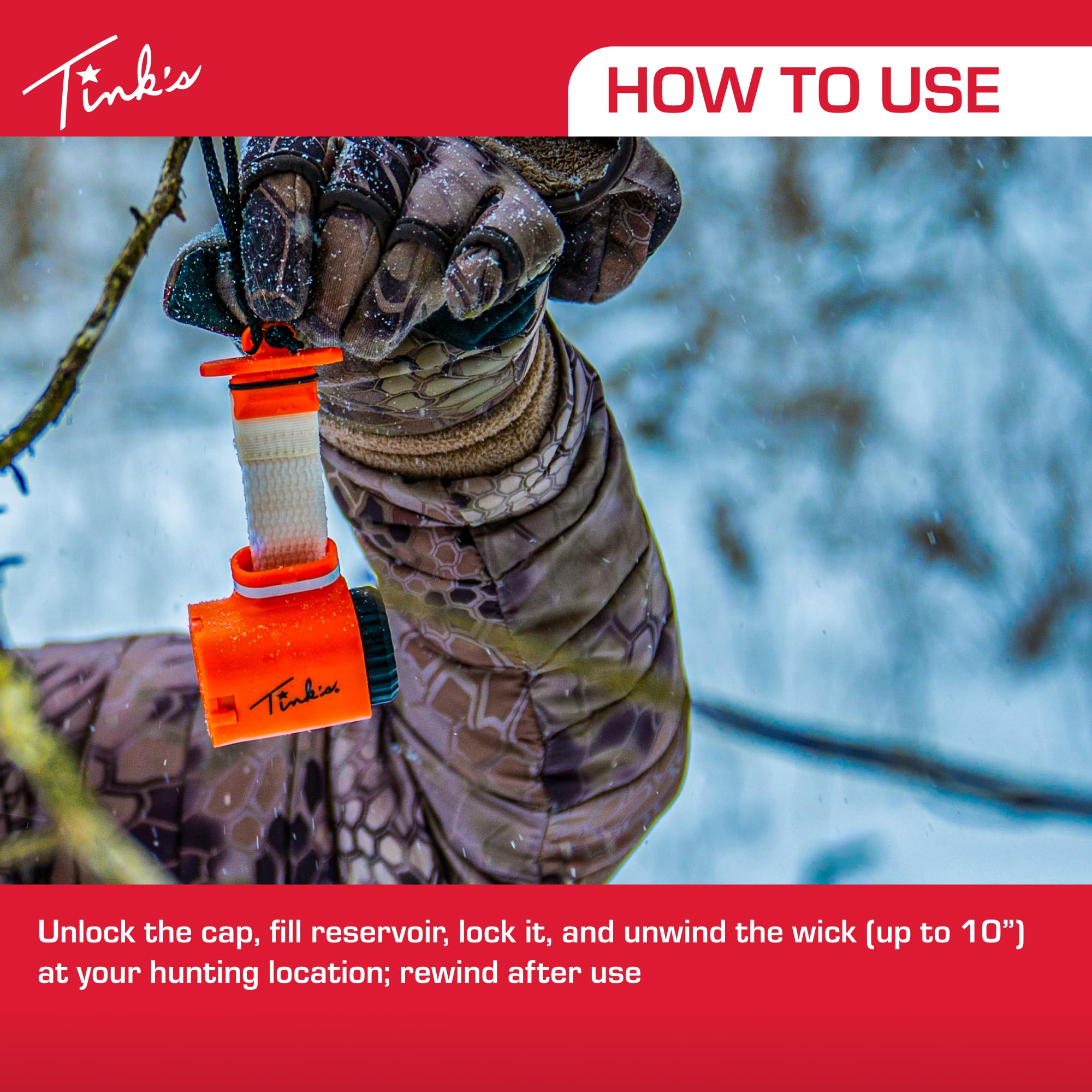 Compact 2.5-inch body travels easily in hunting gear