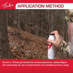 TINK'S 69 spray on scrapes and limbs for targeted scent