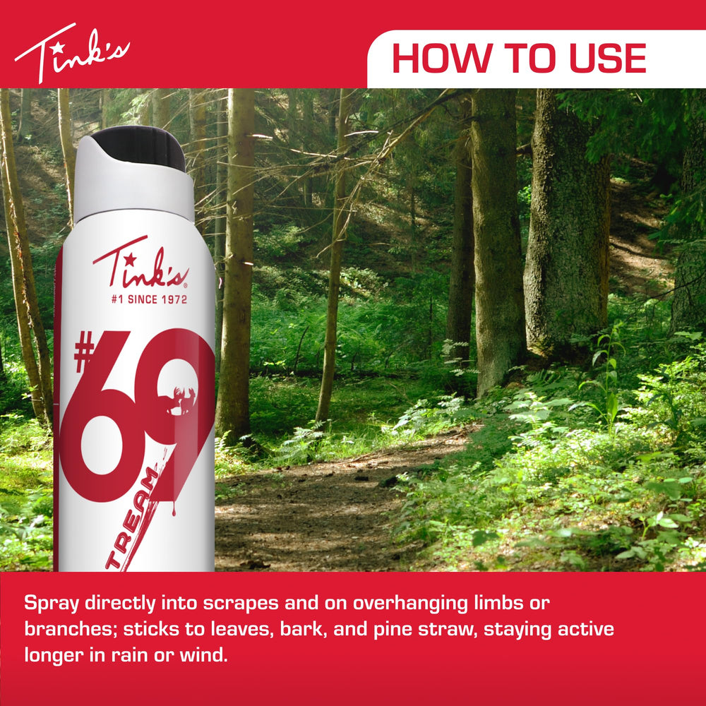 Gel clings to leaves and bark for lasting scent presence