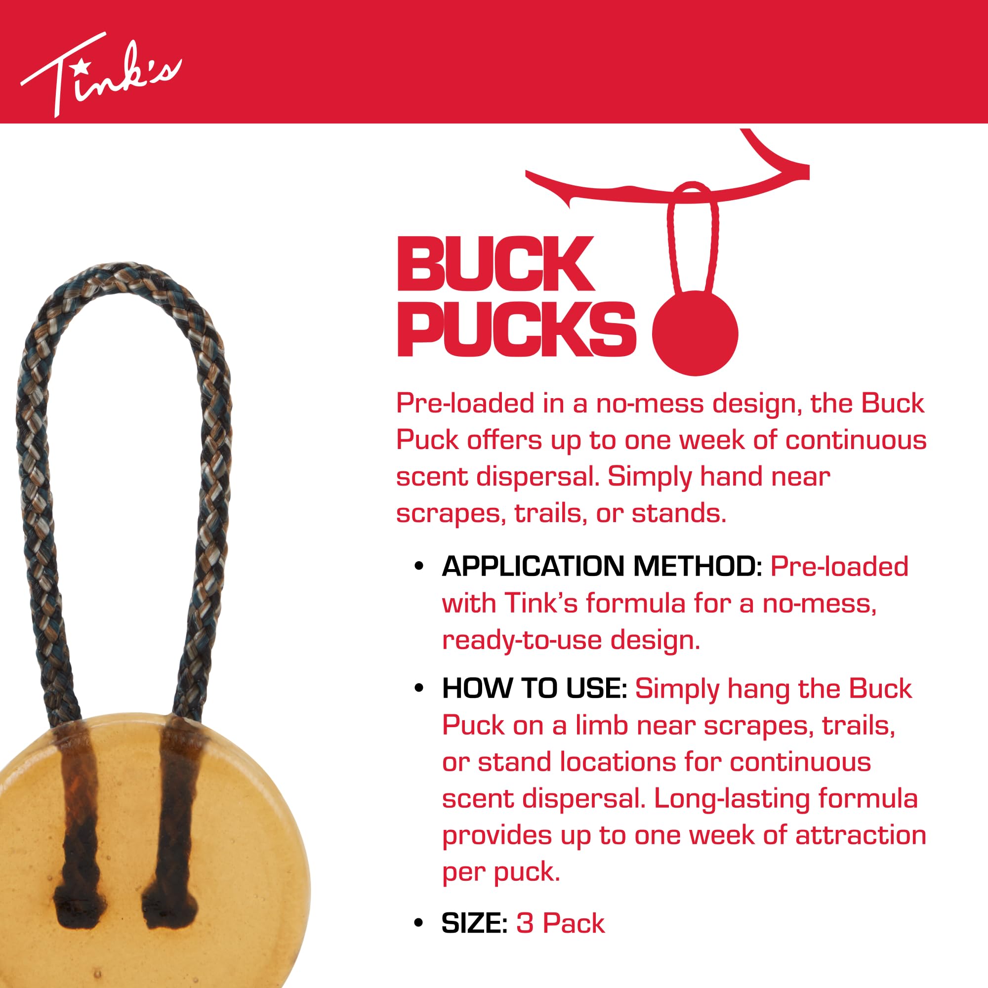 Three-pack display shows convenient field placement and accessibility.