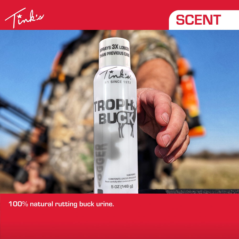 TINK'S Trophy Buck lure closeup highlighting secretions to boost curiosity