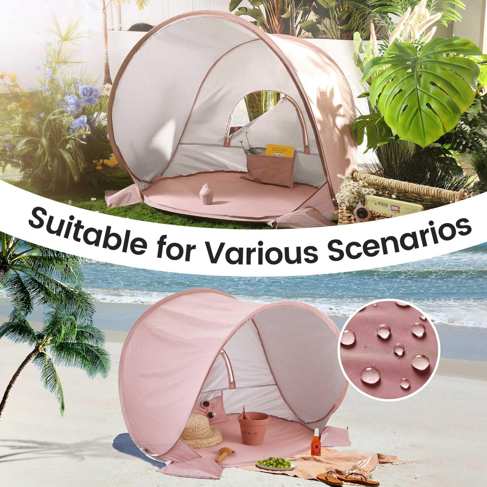 Tiny Land tent stored in oversized carry bag for easy transport
