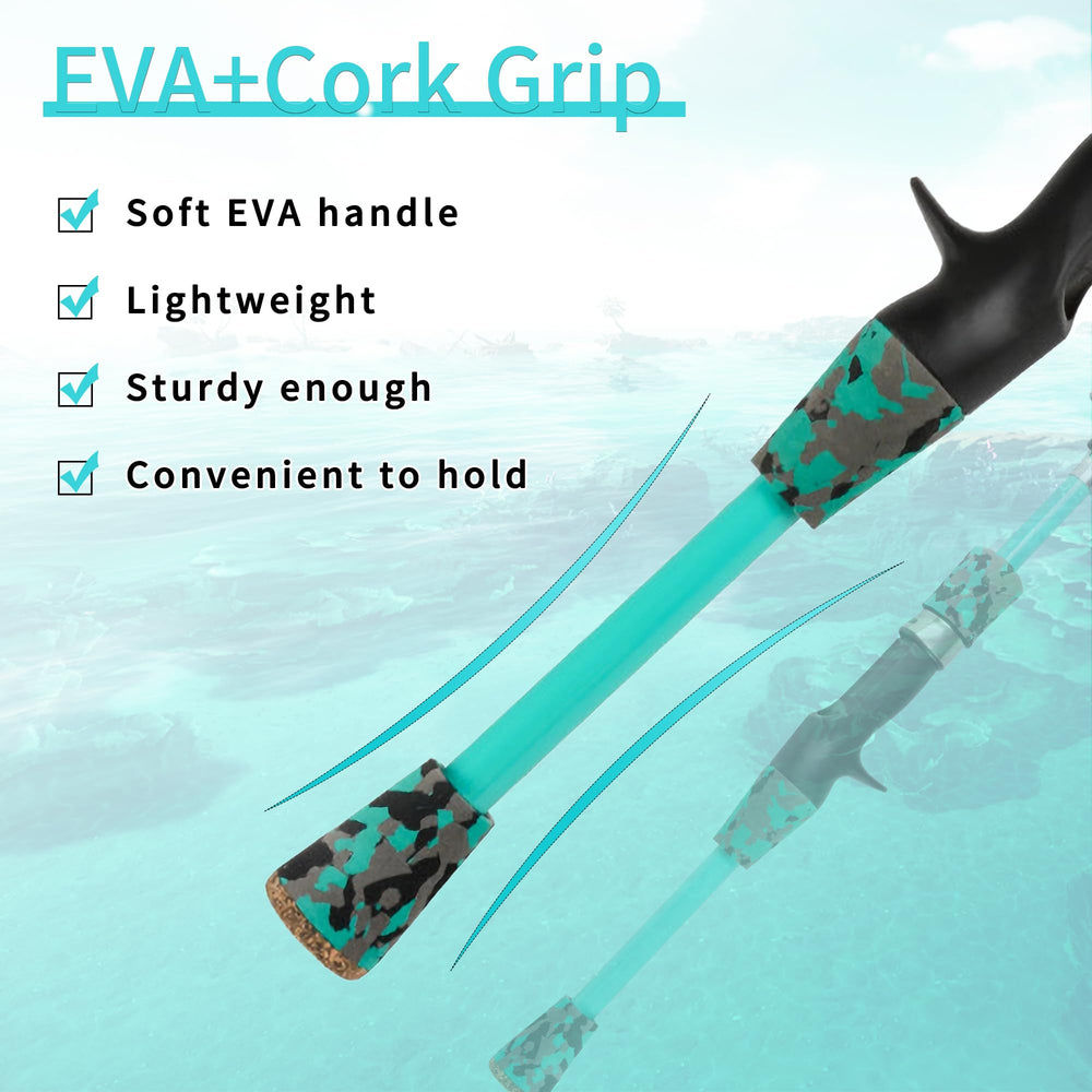 TinyUnicorn foldable rod image shows compact storage and ready-to-travel setup for families.
