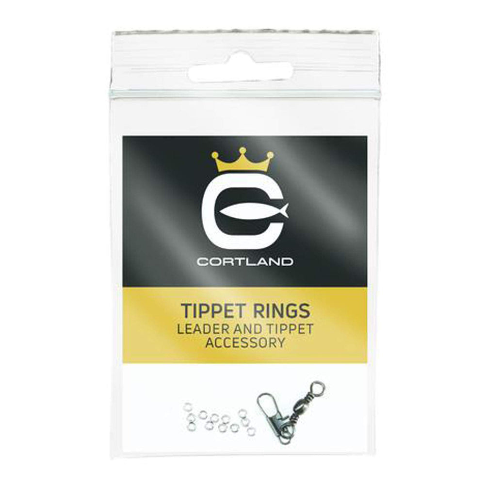 Tippet rings in nickel black finish