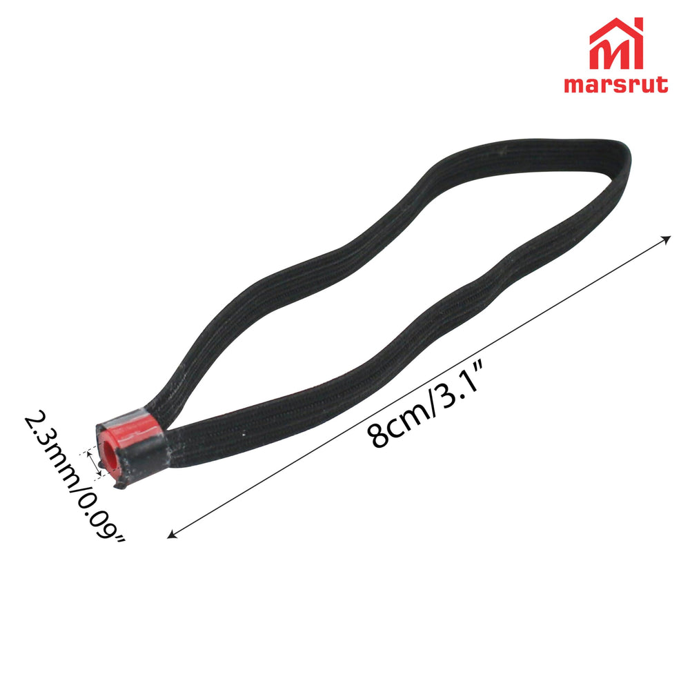 Open packaging showing six elastic ring holders