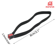 Open packaging showing six elastic ring holders