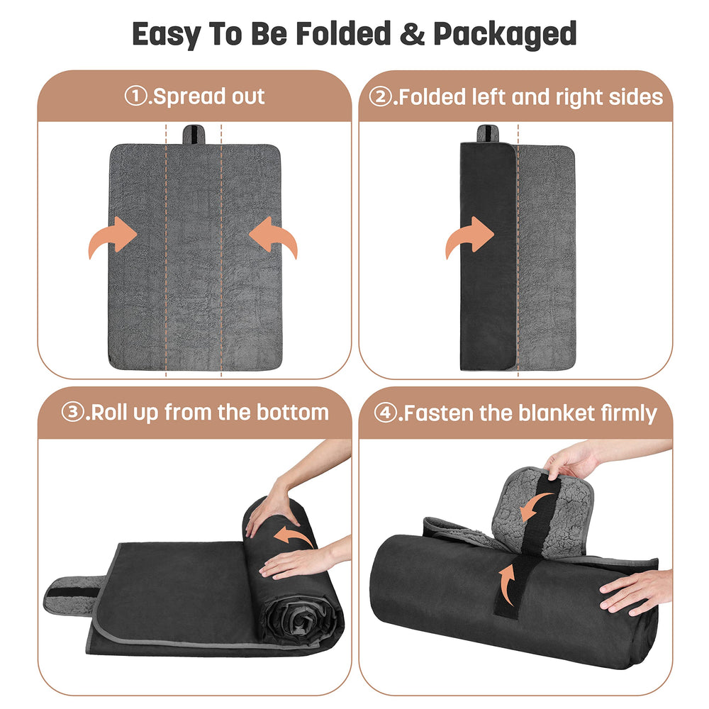 Tirrinia pet-friendly blanket used on couch or car seat