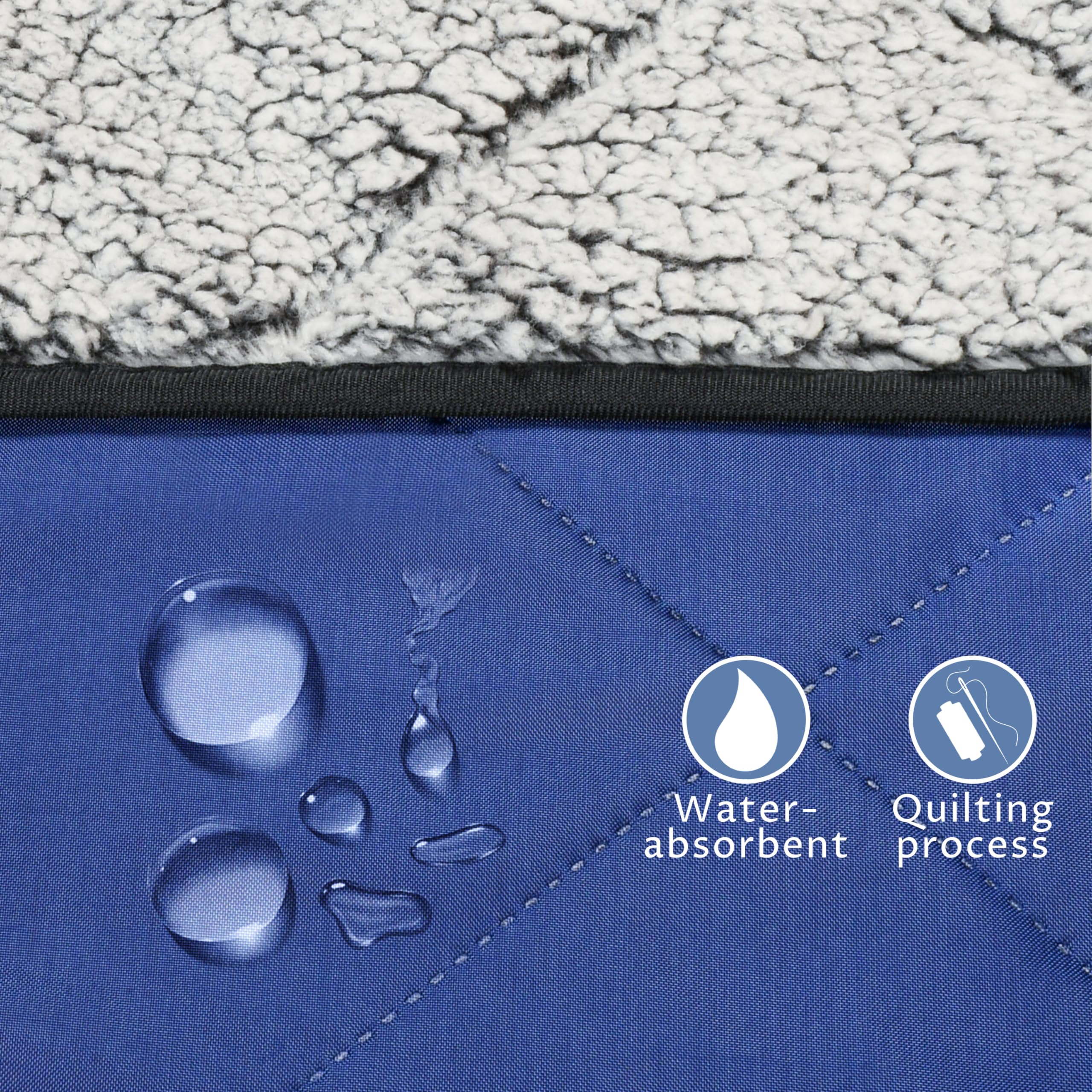 Tirrinia machine-washable outdoor blanket for easy after-use cleanup.
