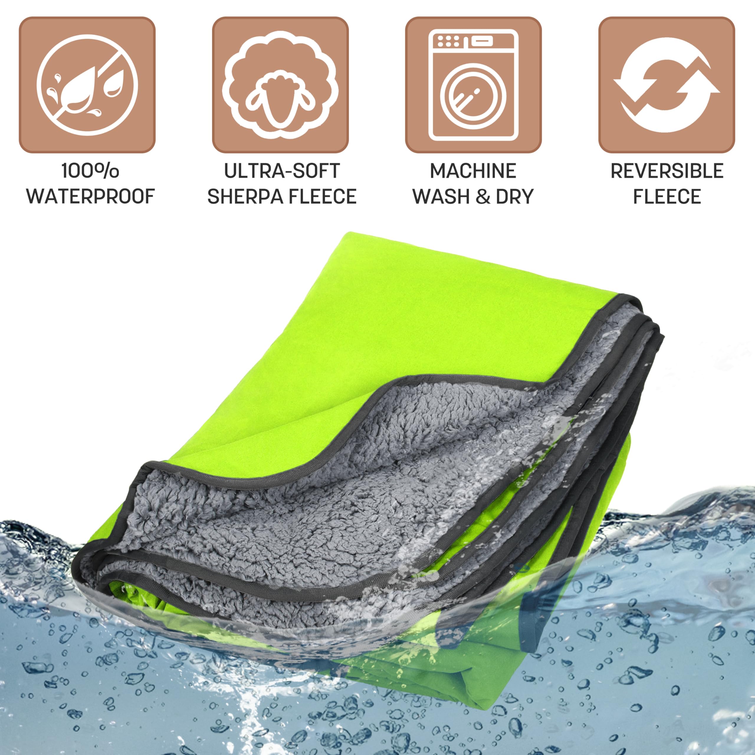 Tirrinia Bright Blanket is suitable for pets and picnics.