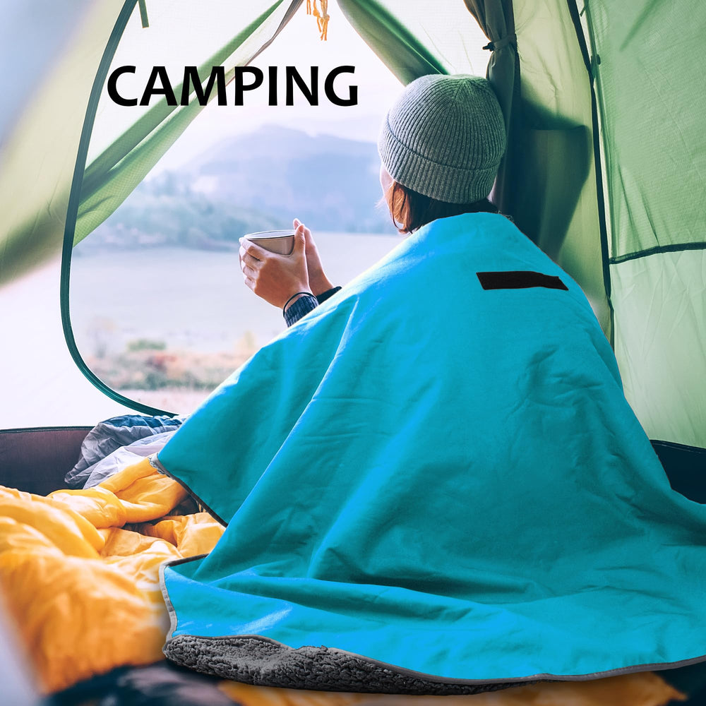 Tirrinia camping blanket windproof design shields you on windy mornings.
