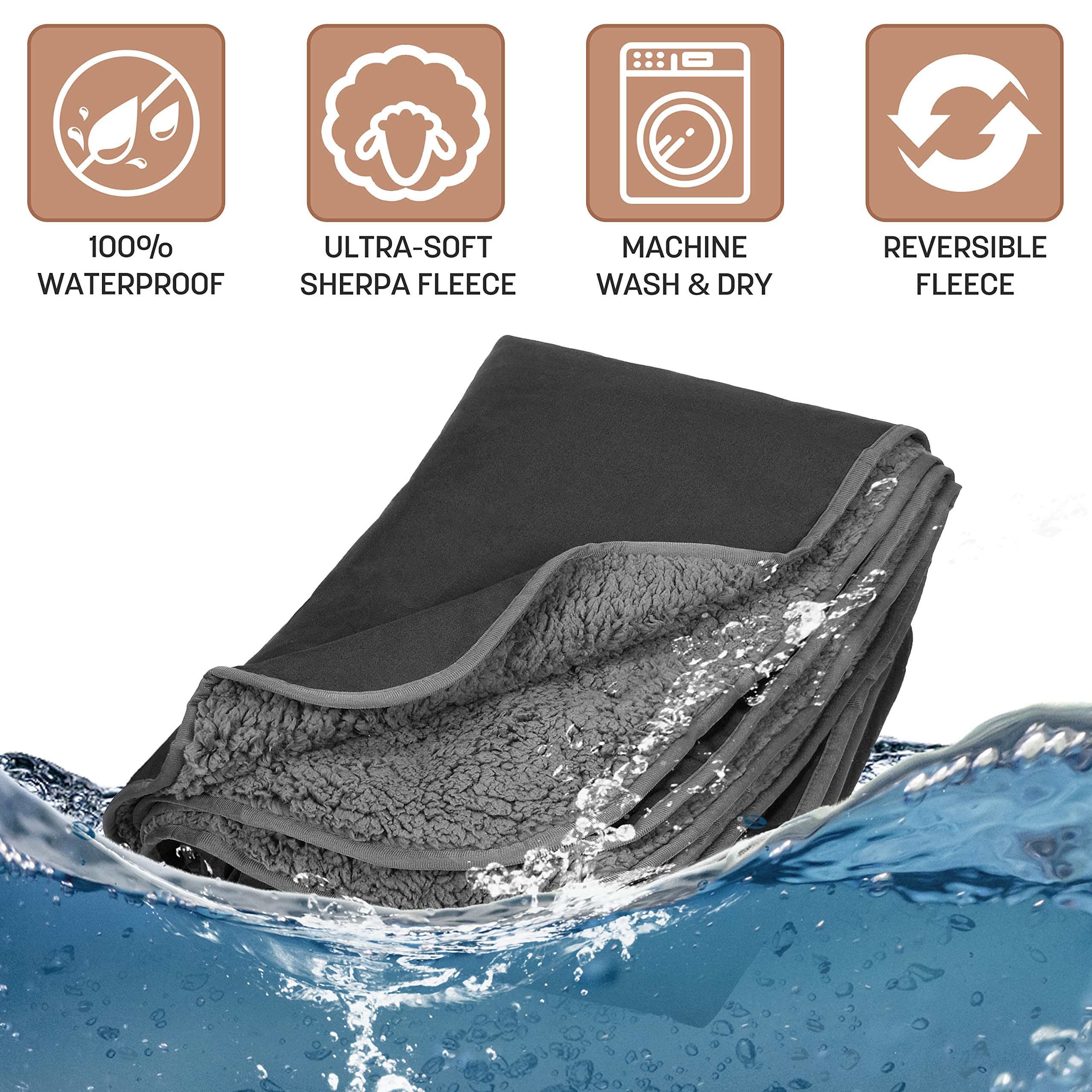 Tirrinia machine washable blanket ready for quick cleanup