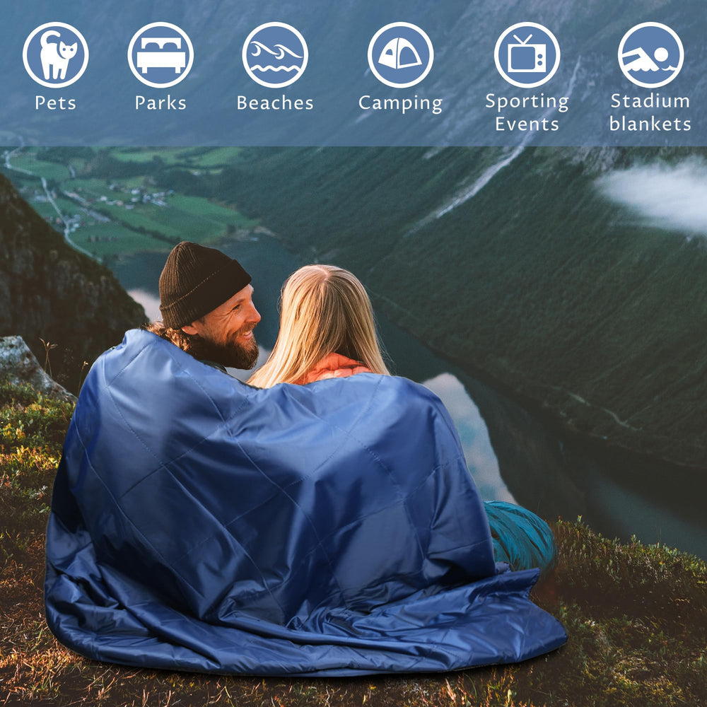 Tirrinia sherpa-lined blanket showcasing plush warmth for chilly bleacher seats.