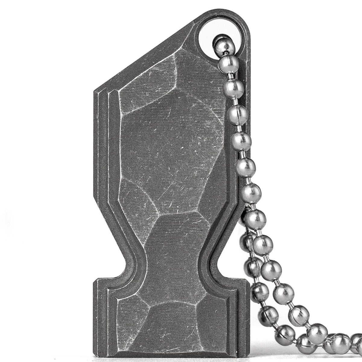 TISUR Titanium Emergency Whistle necklace shows wearable signaling and style.