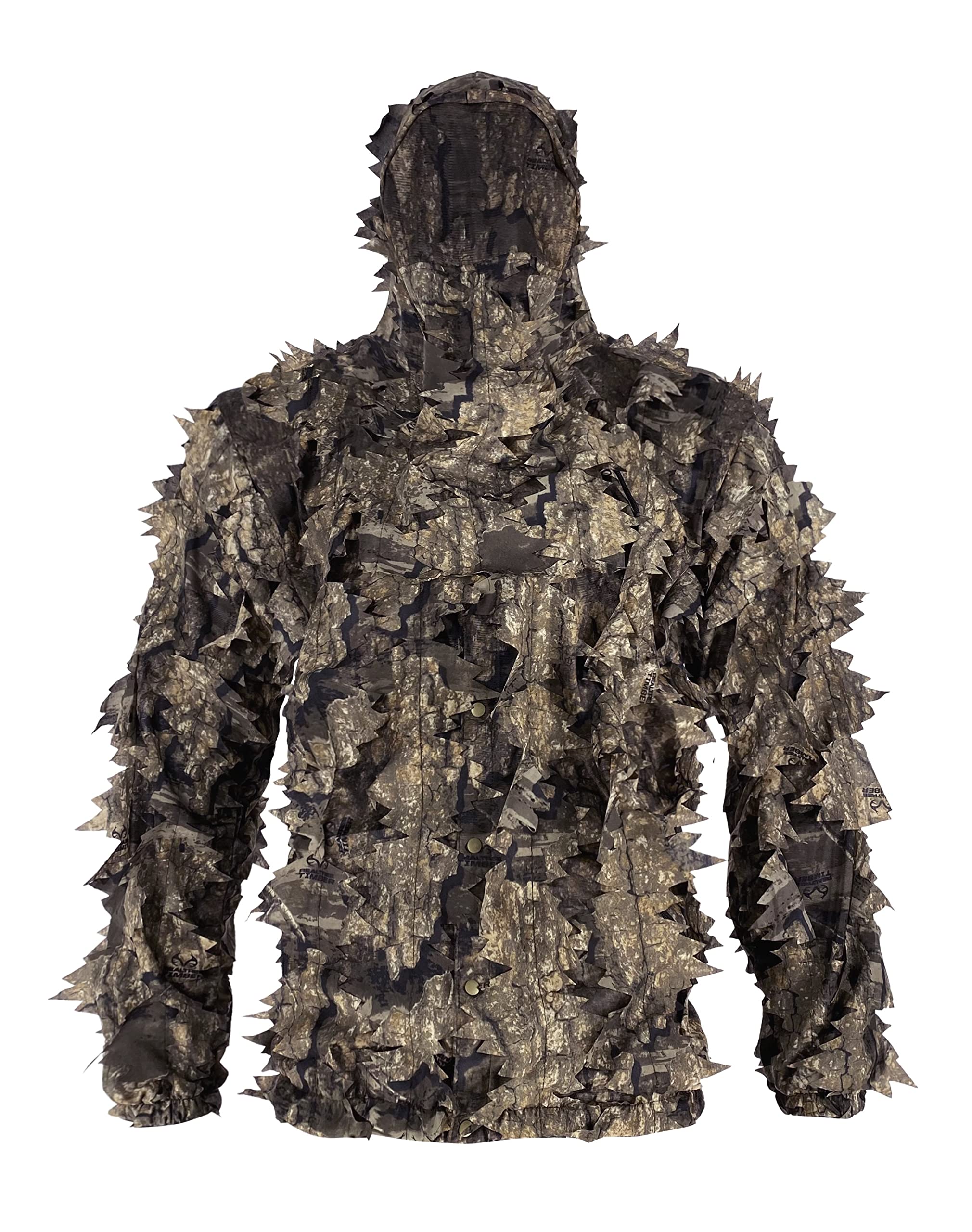 Titan 3D Leafy Suit shows durable polyester shell with soft liner for comfort
