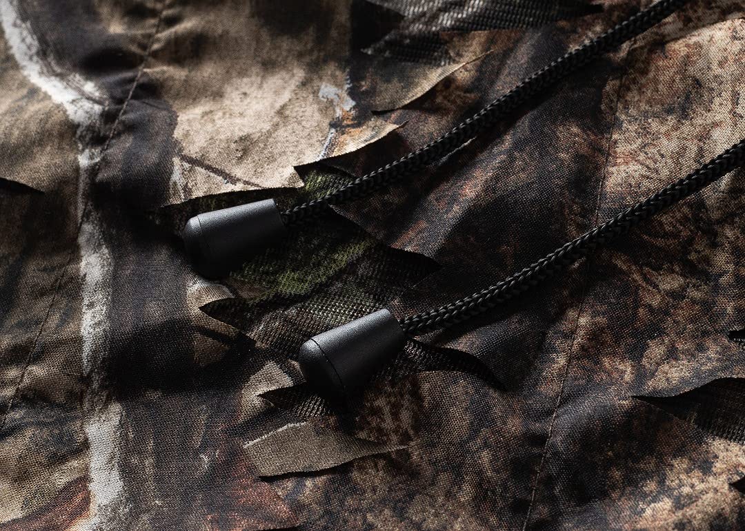Titan 3D Leafy Suit front snap closure for quick on-off