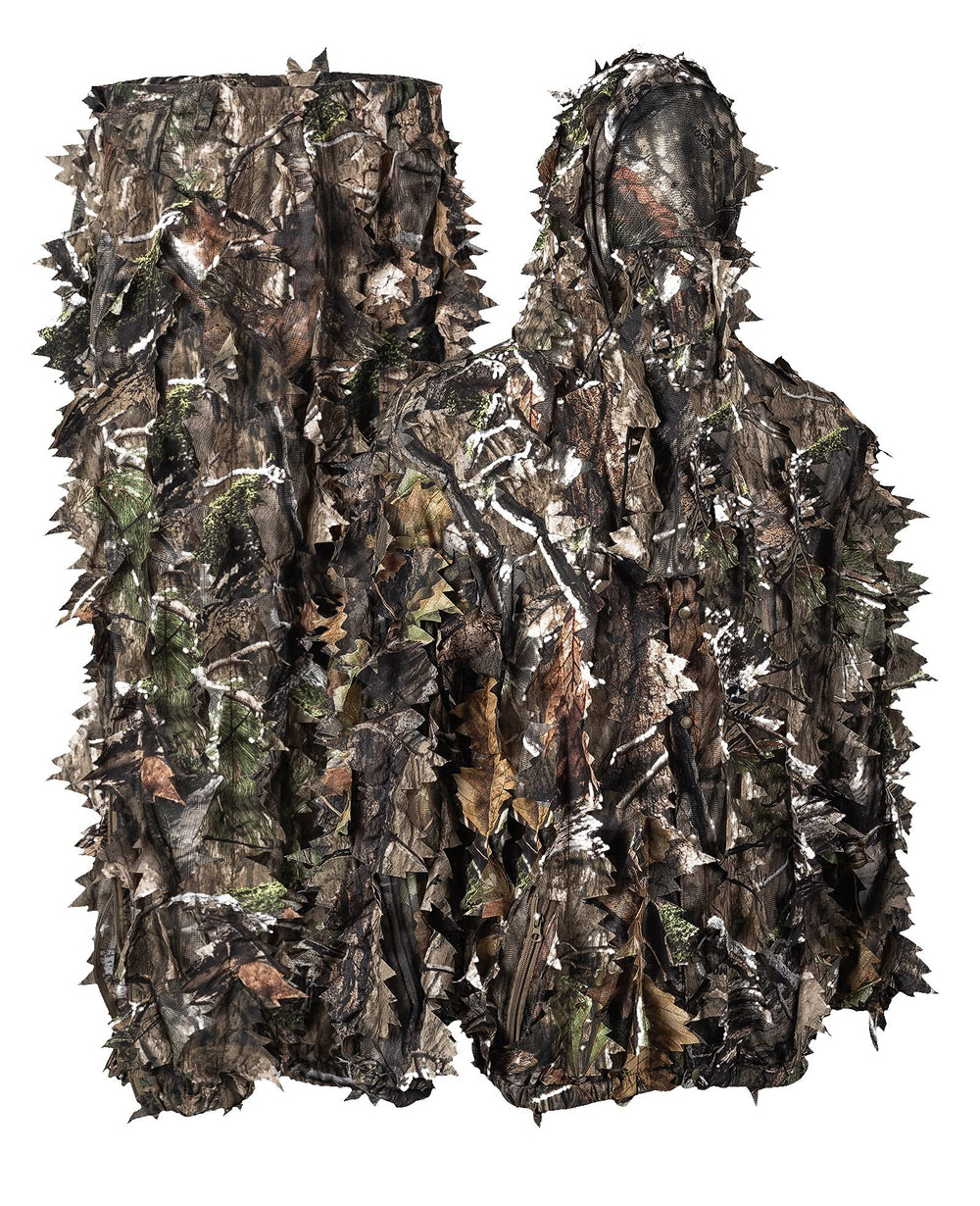 Titan 3D Leafy Suit front view for woodland camouflage in field use