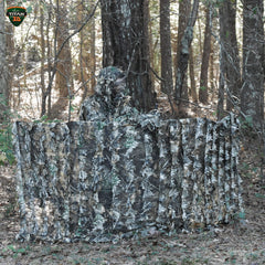 Titan 3D leafy-suit gloves with leaf patterns enhance concealment during hunts.