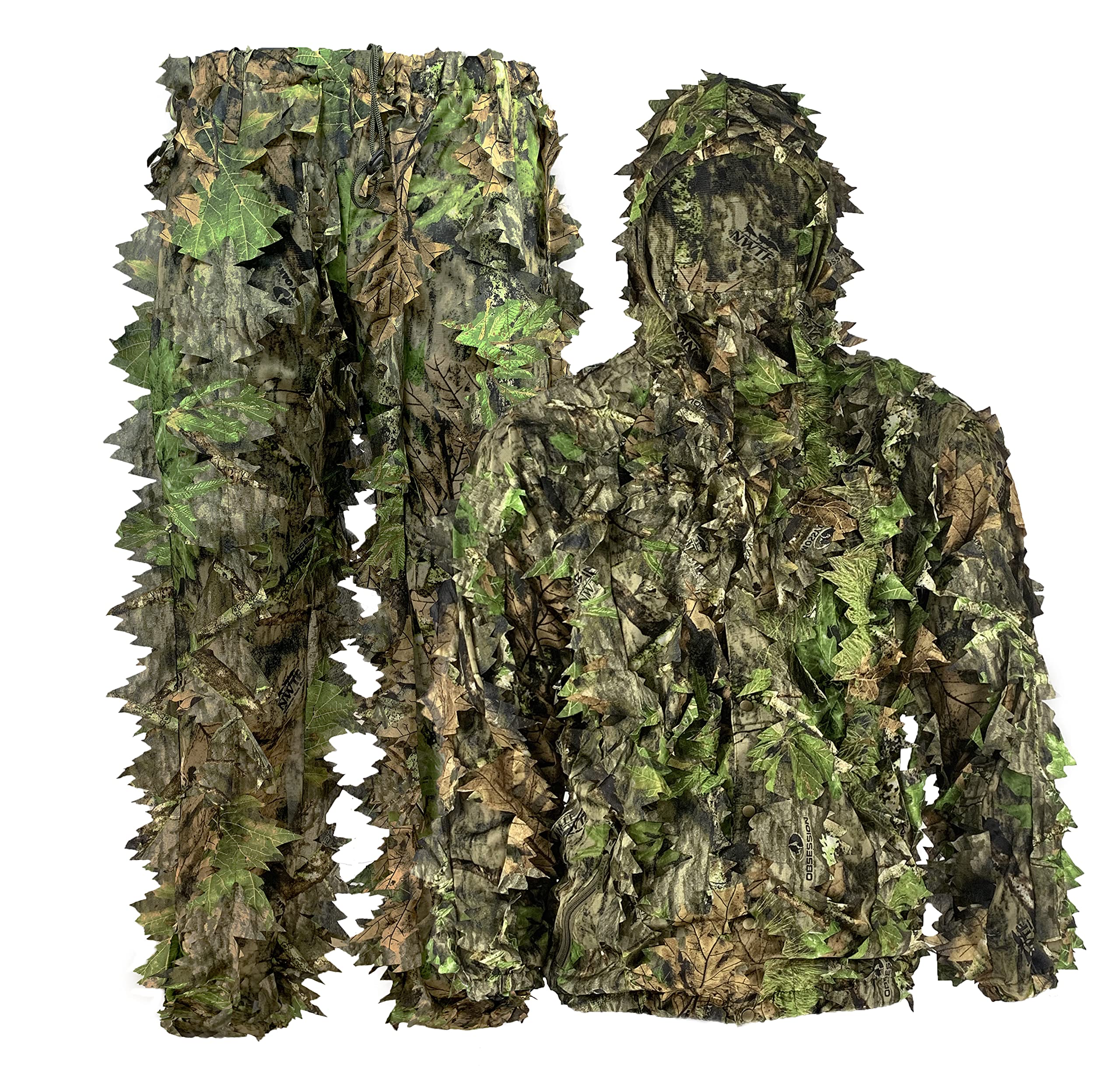Titan 3D Leafy Suit Youth camouflage for quiet hunting in woods