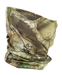 Titan 3D neck gaiter in Realtree APX camouflage for outdoor concealment and comfort.