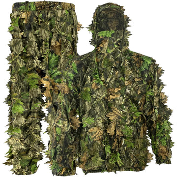 Titan 3D Outfitter Leafy Suit front view for woodland camouflage in dense brush