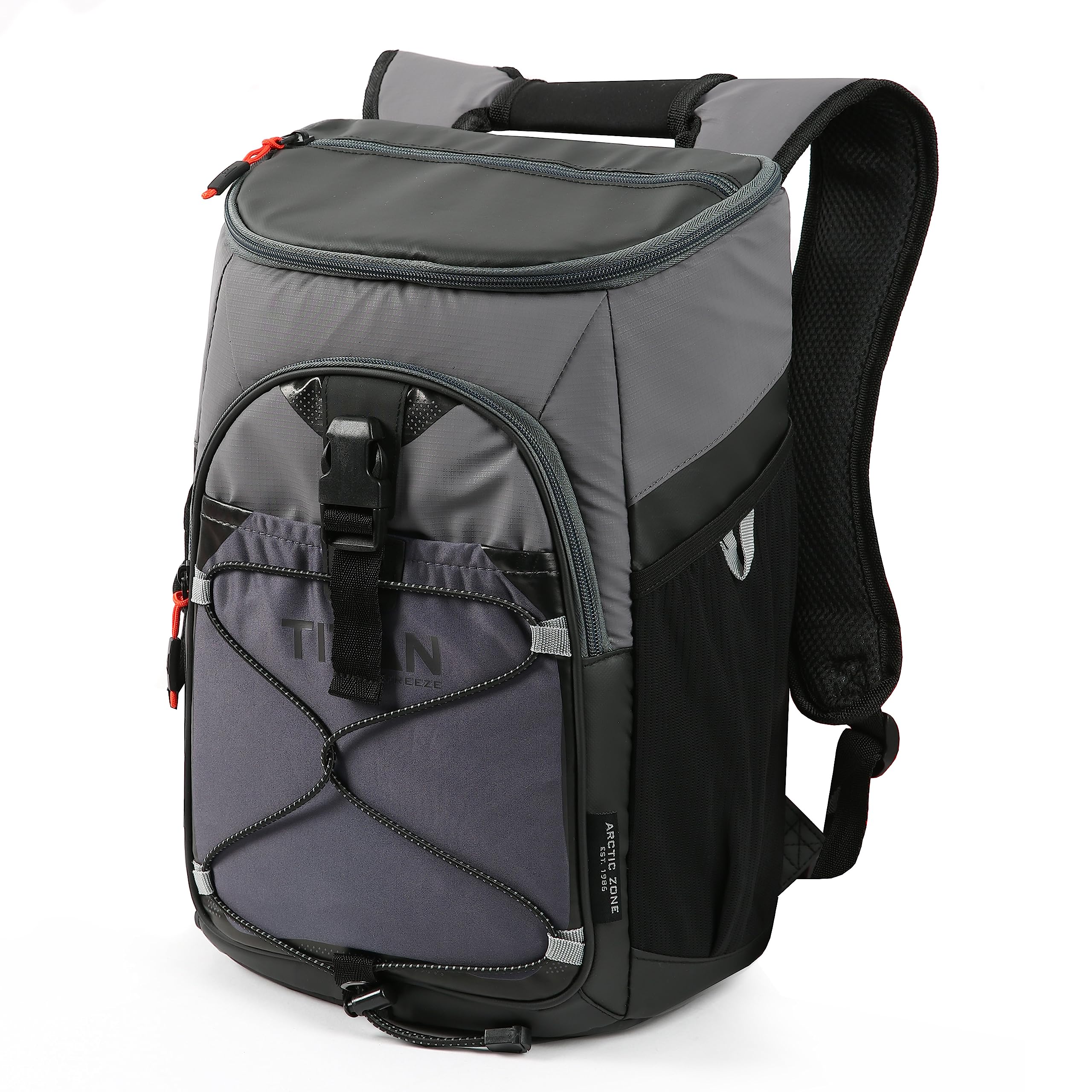 Titan Deep Freeze interior with insulated main compartment keeps foods cold.