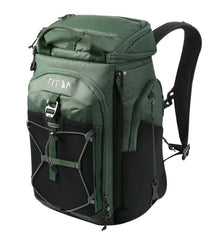 Titan by Arctic Zone 26-Can Backpack Cooler front view with spacious main compartment