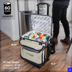 Titan by Arctic Zone cooler with radiant heat barrier in sunny conditions