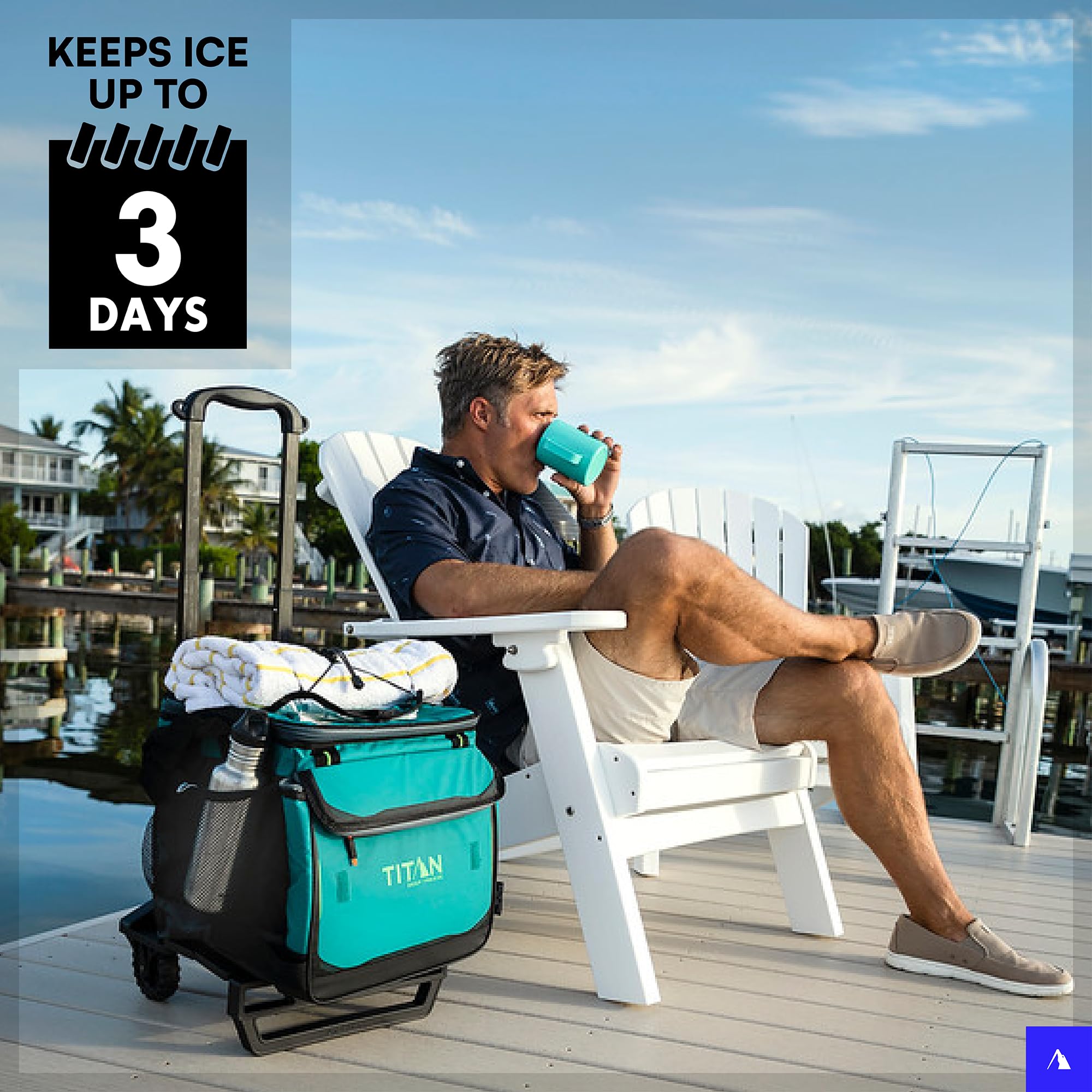 Titan by Arctic Zone leak-proof lining with Microban resists odors.